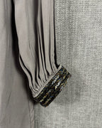Alice & Trixie Taupe Beaded-Cuff Dress Size S — 04 detail 2