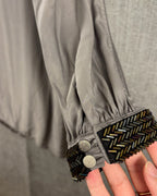 Alice & Trixie Taupe Beaded-Cuff Dress Size S — 05 detail 3