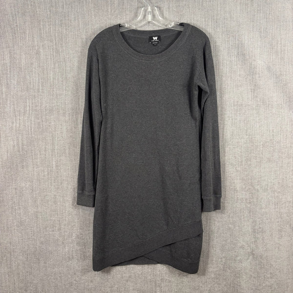 W by Worth Charcoal Knit Dress Size S — 01 front