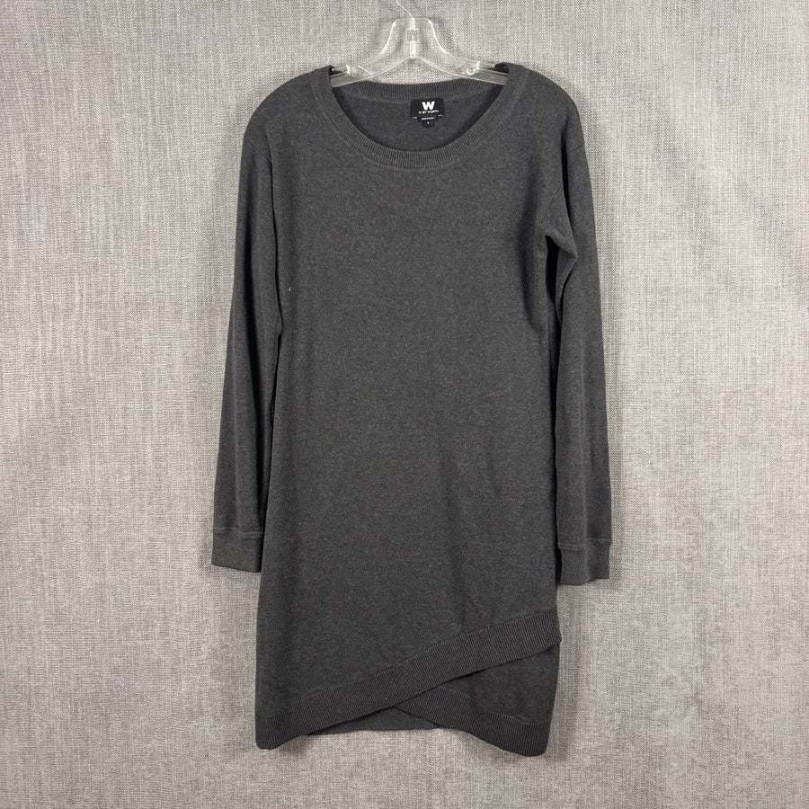 W by Worth Charcoal Knit Dress Size S — 01 front