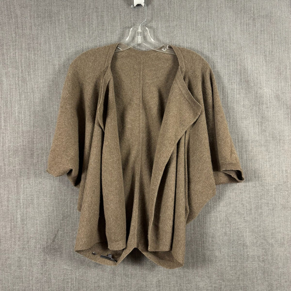Vince Tan Draped Cardigan Size L — 01 front
