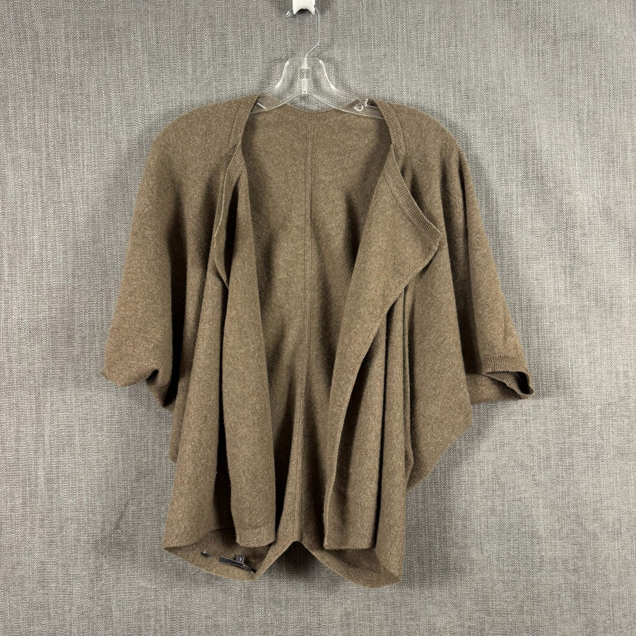 Vince Tan Draped Cardigan Size L — 01 front