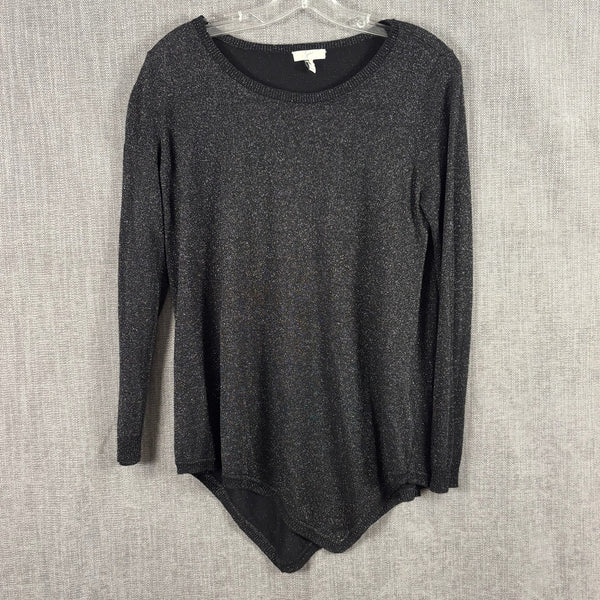 Joie Charcoal Asymmetrical Sweater Size S — 01 front