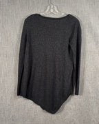 Joie Charcoal Asymmetrical Sweater Size S — 02 back