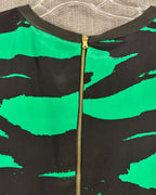 Alice & Trixie Green and Black Print Dress Size M — 03 detail