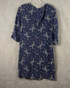 Equipment Femme Aubrey Ultra Marine Star-Print Silk Dress Size XS (TP) — 02 back