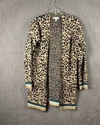 Wild Flower Leopard-Print Cardigan Size UK S (EU S, US XS) — 01 front