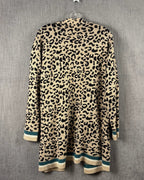 Wild Flower Leopard-Print Cardigan Size UK S (EU S, US XS) — 02 back