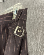 Ted Baker London Brown Pinstripe Pants Size 3 — 03 detail