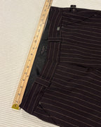 Ted Baker London Brown Pinstripe Pants Size 3 — 04 detail 2