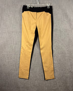 Alice & Trixie Tan and Black Colorblock Pants Size M — 01 front