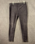 HUE Gray Velour Pants Size L — 01 front
