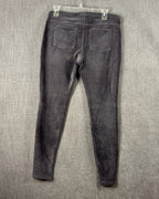 HUE Gray Velour Pants Size L — 02 back
