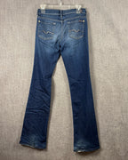 7 For All Mankind Blue Bootcut Jeans — 02 back