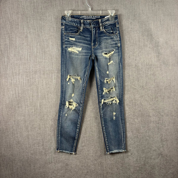 American Eagle Outfitters Distressed Jeans — 01 front