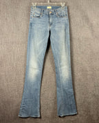 MOTHER Light-Wash Flare Jeans Size 26 — 01 front