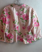 Pink Floral Button Blouse — 04 back 2