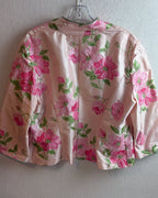 Pink Floral Button Blouse — 05 back 3