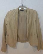 Mixed pure DKNY and Vince Beige Linen Blazers Size 8 (Vince blazer) — 04 front 3