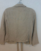 Mixed pure DKNY and Vince Beige Linen Blazers Size 8 (Vince blazer) — 06 back