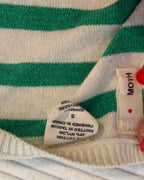 MOTH Green Striped Cardigan — 05 tag