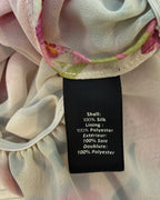 Stigat and Janes Pink Floral Draped Blouse Size S — 06 tag 3