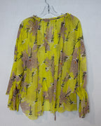 Zadig & Voltaire Talisa Blossom Crepon Blouse Size S — 02 back