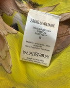 Zadig & Voltaire Talisa Blossom Crepon Blouse Size S — 06 tag 2