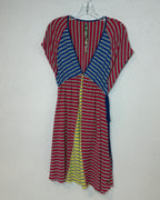 Multicolor Striped Dress — 01 front