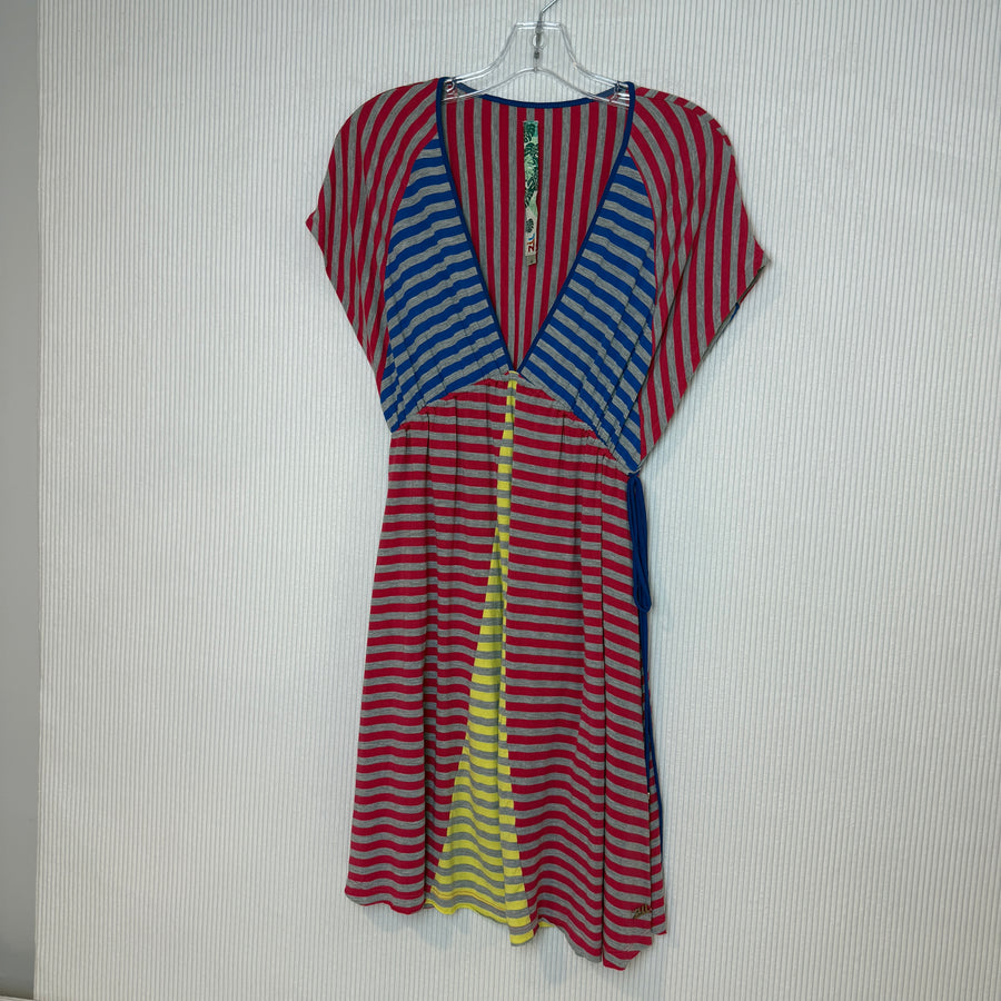 Multicolor Striped Dress — 01 front
