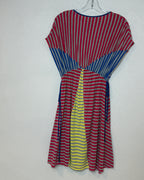 Multicolor Striped Dress — 02 back