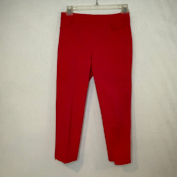 Renuar Red Cropped Pants Size 10 — 01 front