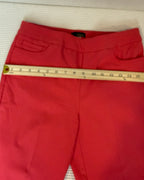 Renuar Red Cropped Pants Size 10 — 05 detail 3