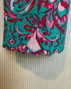 Attyre Teal Paisley Pants Size 6 — 03 detail