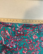 Attyre Teal Paisley Pants Size 6 — 06 detail 4