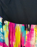 Alice + Trixie Colorful Skirt Black Top Dress — 06 detail