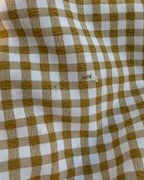 Avantlook Brown Gingham Ruched Dress — 06 detail 2
