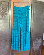Turquoise Eyelet Dress — 01 front