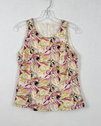 Pastel Print Sleeveless Top — 01 front