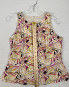 Pastel Print Sleeveless Top — 04 back 2