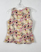 Pastel Print Sleeveless Top — 05 back 3