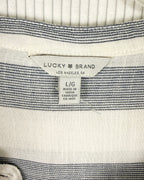 Lucky Brand Striped Button-Up Shirt Size L-G — 04 tag