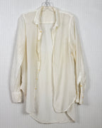 CP Shades Ivory Button Blouse Size S — 01 front