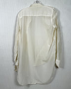 CP Shades Ivory Button Blouse Size S — 02 back