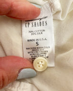 CP Shades Ivory Button Blouse Size S — 05 tag 2