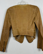 Tan Leather Jacket — 03 back 2