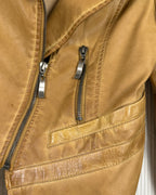 Tan Leather Jacket — 04 detail