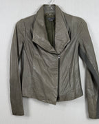 Vince Leather Scuba Jacket Size M-M — 01 front