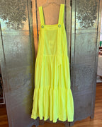 Mira Mikati Neon Yellow Maxi Dress Size EU 34 — 03 front 3
