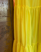 Mira Mikati Neon Yellow Maxi Dress Size EU 34 — 05 detail